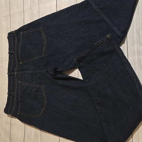 St. John's Bay Comfort Stretch Relaxed Straight Jeans Dark Wash Size 36 × 34 - Picture 2 of 10